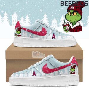 Los Angeles Angels Grinchmas Air Force 1 Shoes AF1 Limited Sneakers