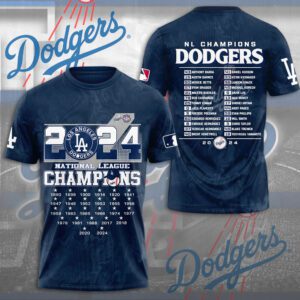 Los Angeles Dodgers 3D Unisex T-Shirt GNC1018