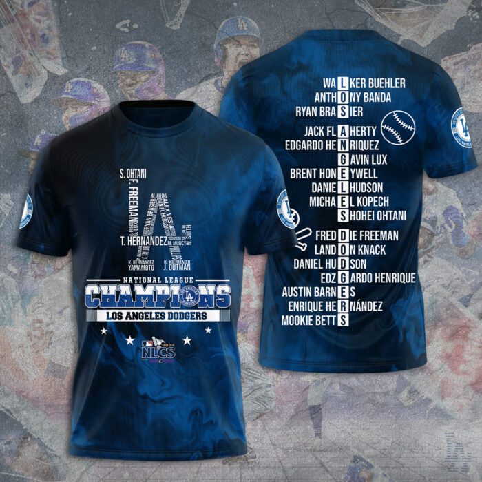 Los Angeles Dodgers 3D Unisex T-Shirt GNC1032