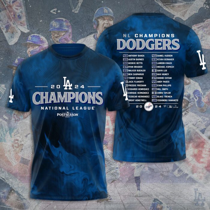 Los Angeles Dodgers 3D Unisex T-Shirt GNC1068