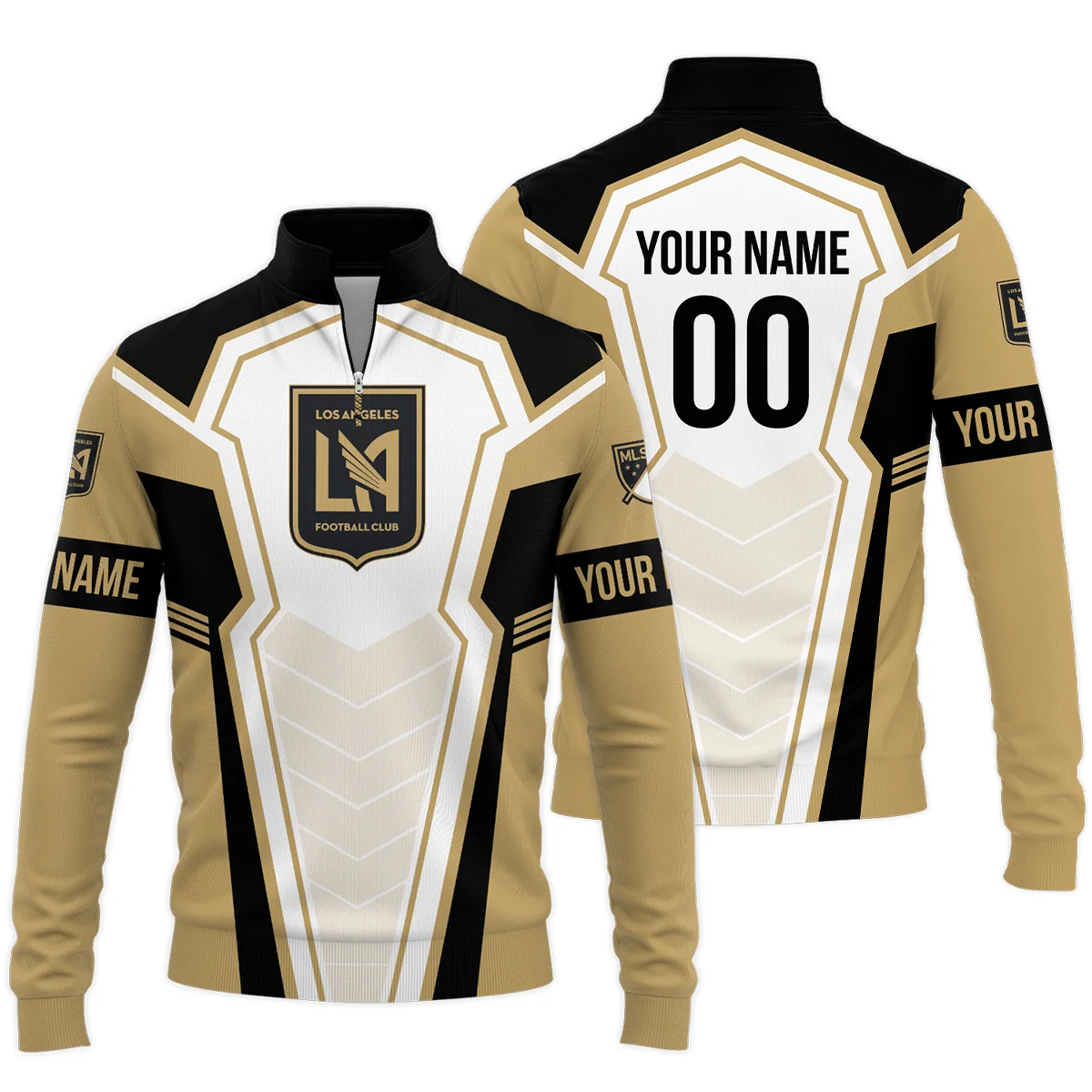 Los Angeles FC MLS Quarter Zip Jacket LQZ1189