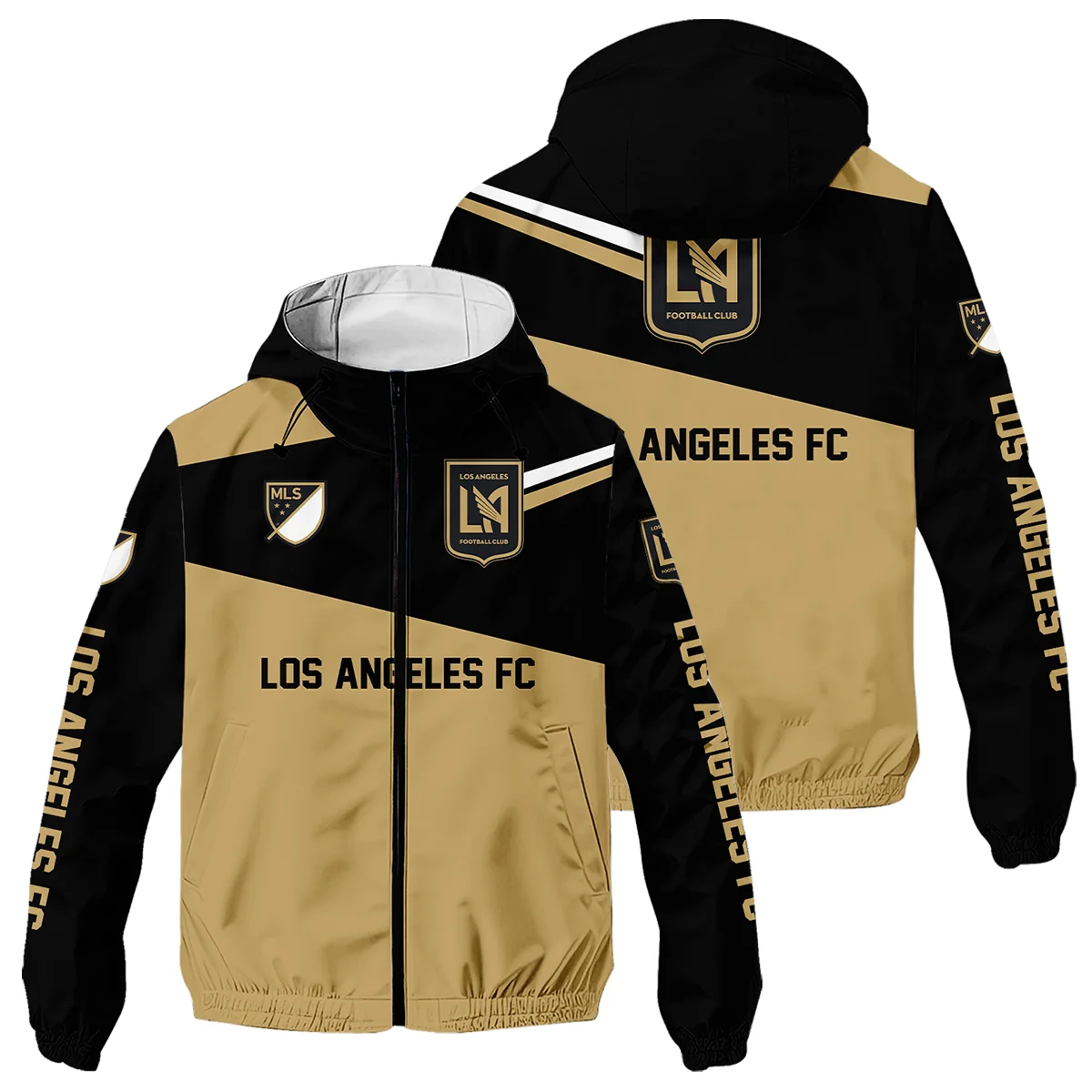 Los Angeles FC MLS Windbreaker Outdoor Jacket