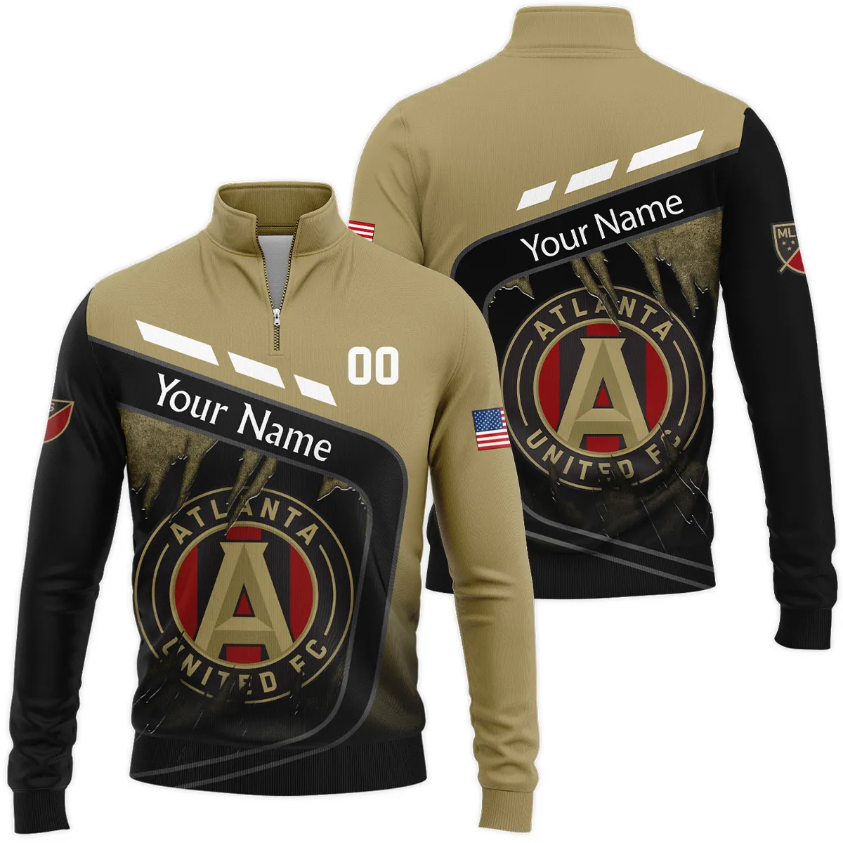 MLS Atlanta United Quarter Zip Jacket LQZ1019