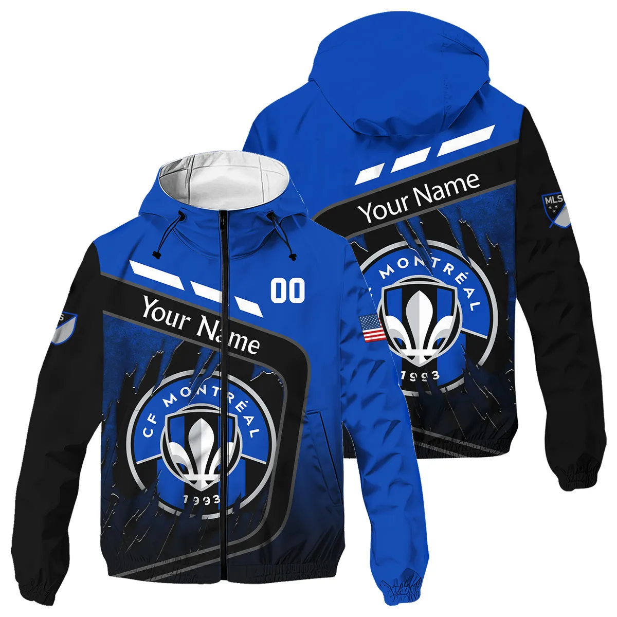 MLS CF Montreal Windbreaker Outdoor Jacket