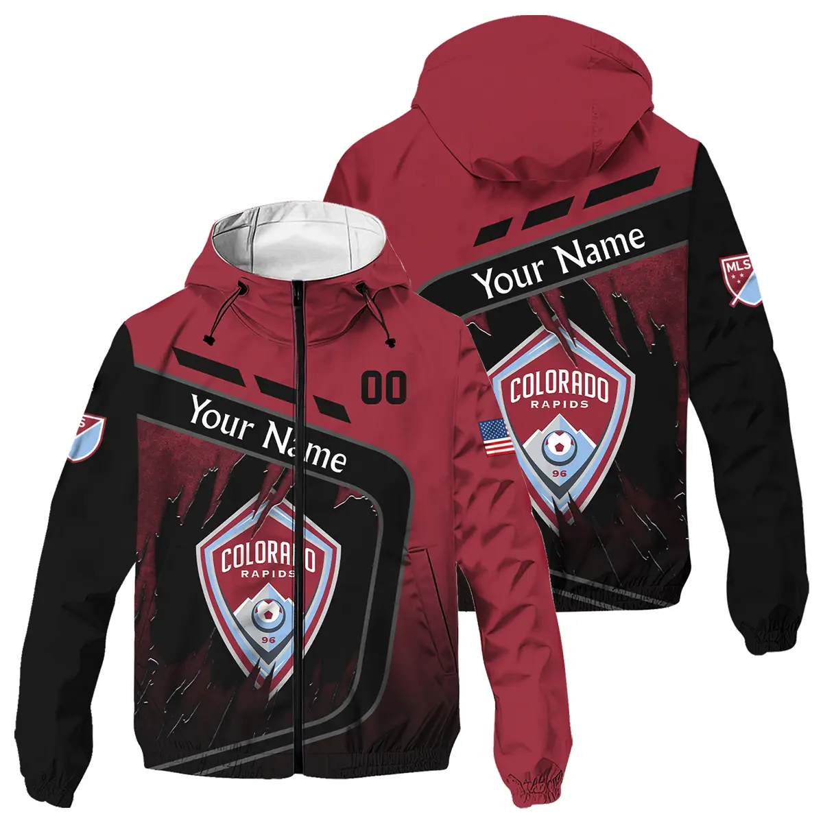 MLS Cincinnati Windbreaker Outdoor Jacket