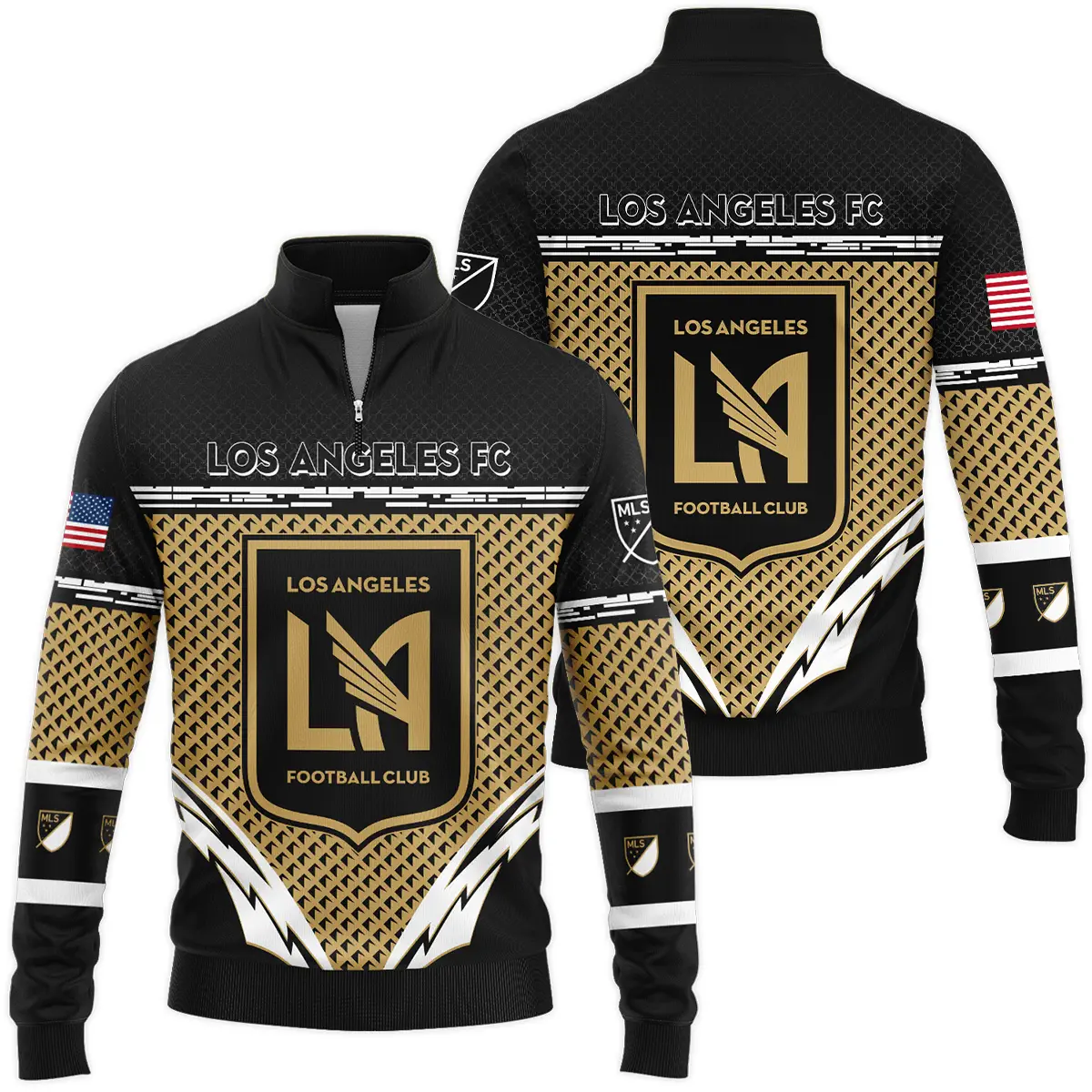 MLS Los Angeles FC Quarter Zip Jacket LQZ1113