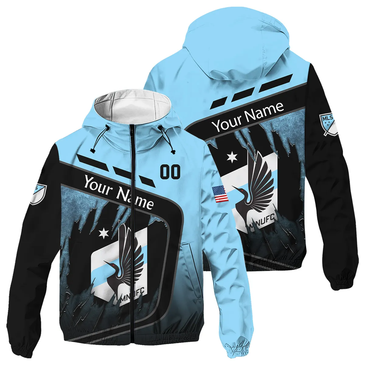 MLS Minnesota United Windbreaker Outdoor Jacket