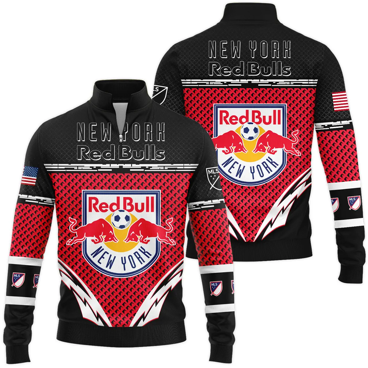 MLS New York Red Bulls Quarter Zip Jacket LQZ1120