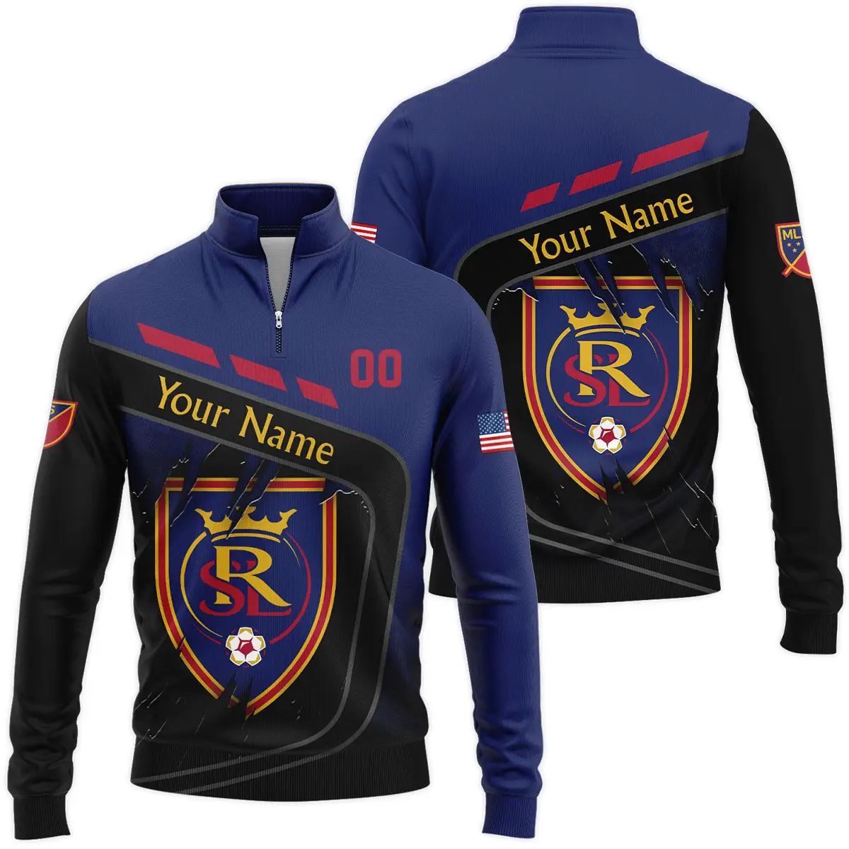 MLS Real Salt Lake Quarter Zip Jacket LQZ1048