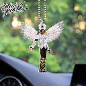 Michael Jackson Custom Shape 2-sided Acrylic Car Ornament GOM1020