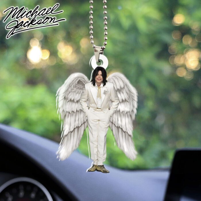 Michael Jackson Custom Shape 2-sided Acrylic Car Ornament GOM1021