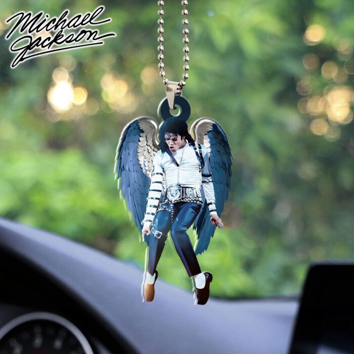 Michael Jackson Custom Shape 2-sided Acrylic Car Ornament GOM1030