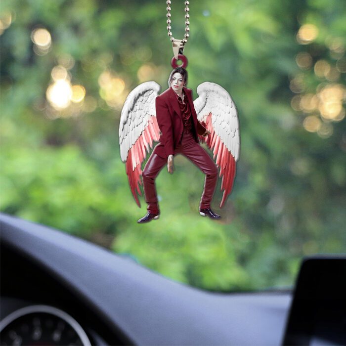 Michael Jackson Custom Shape 2-sided Acrylic Car Ornament GOM1031