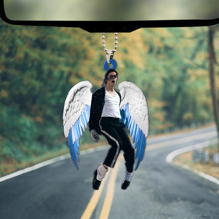 Michael Jackson Custom Shape 2-sided Acrylic Car Ornament GOM1036