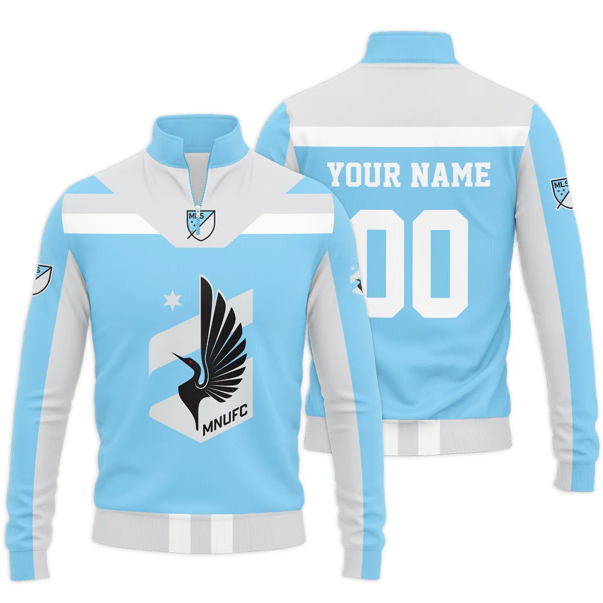 Minnesota United MLS Quarter Zip Jacket LQZ1036