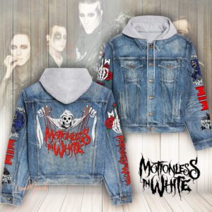 Motionless In White Hooded Denim Jacket LDN1094