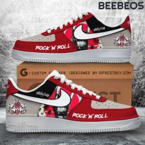 Motley Crue Rock n Roll Air Force 1 Shoes AF1 Limited Sneakers