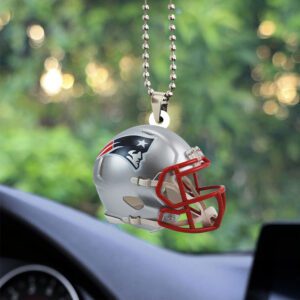 New England Patriots Custom Shape 2-sided Acrylic Car Ornament GOM1338