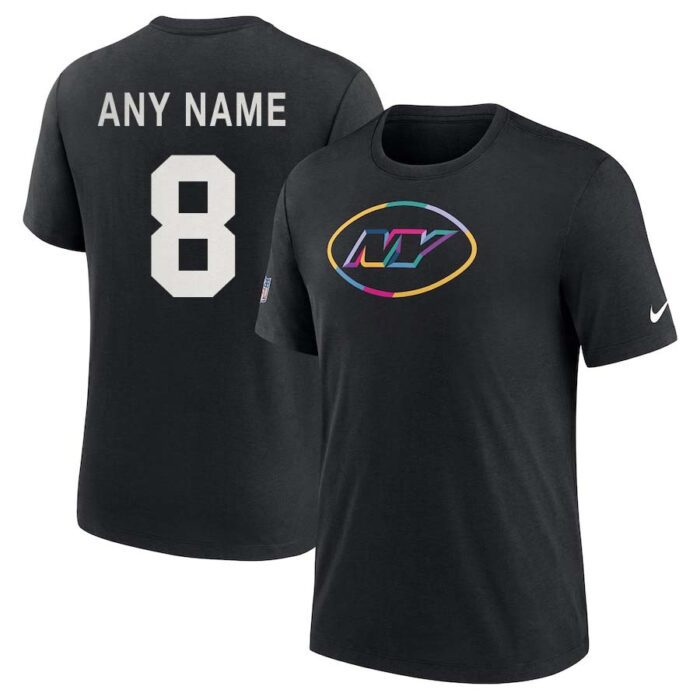 New York Jets Personalized NFL Crucial Catch Intercept Cancer 2024 Performance Unisex Shirt