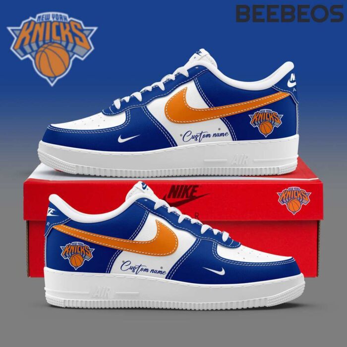 New York Knicks Personalized Air Force 1 Shoes AF1 Limited Sneakers