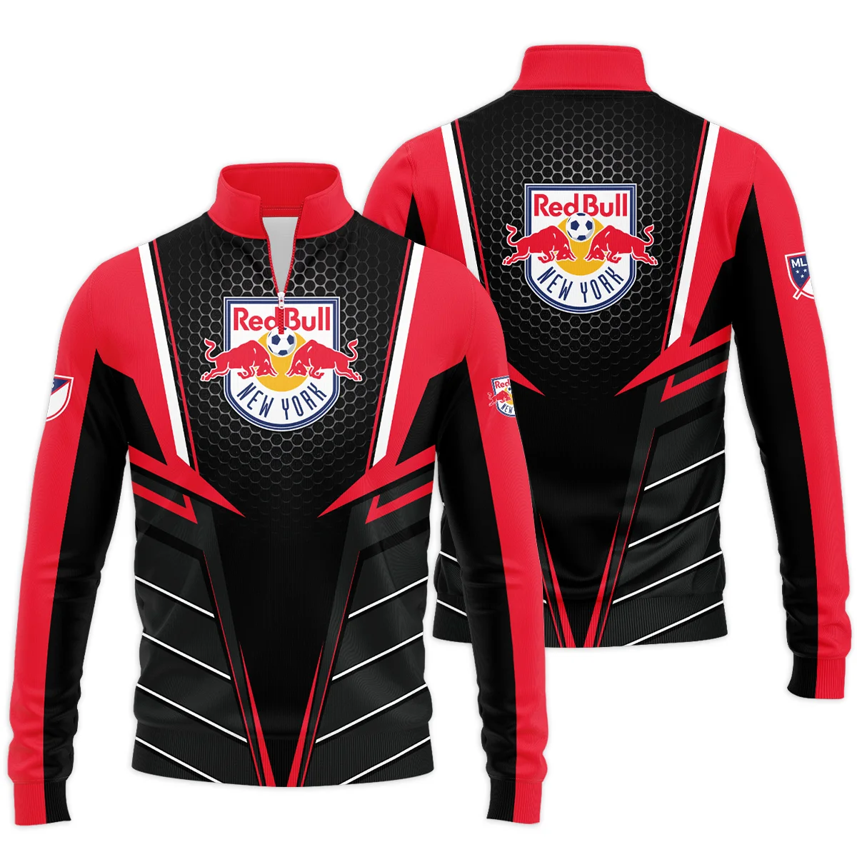 New York Red Bulls MLS Quarter Zip Jacket LQZ1139