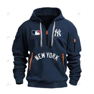 New York Yankees 2024 World Series Quarter Zip Hoodie WSC1005