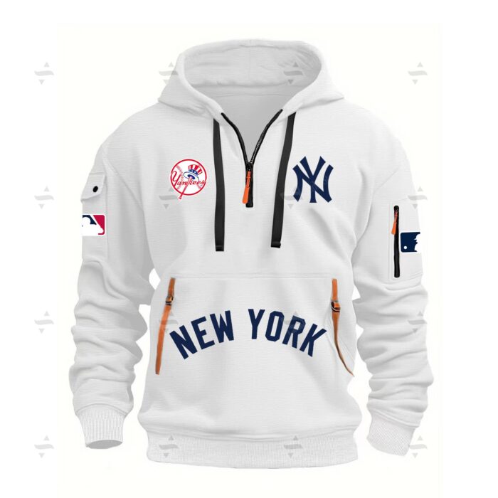 New York Yankees 2024 World Series Quarter Zip Hoodie WSC1007