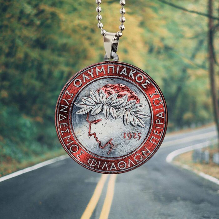 Olympiakos F.C. Custom Shape 2-sided Acrylic Car Ornament GOM1201