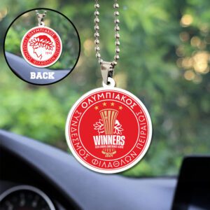 Olympiakos F.C. Custom Shape 2-sided Acrylic Car Ornament GOM1209