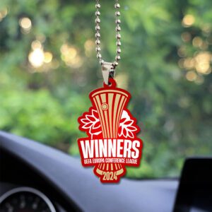 Olympiakos F.C. Custom Shape 2-sided Acrylic Car Ornament GOM1220