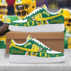 Oregon Ducks Flowers Air Force 1 Shoes AF1 Limited Sneakers