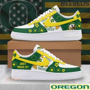 Oregon Ducks Just Duck It Air Force 1 Shoes AF1 Limited Sneakers