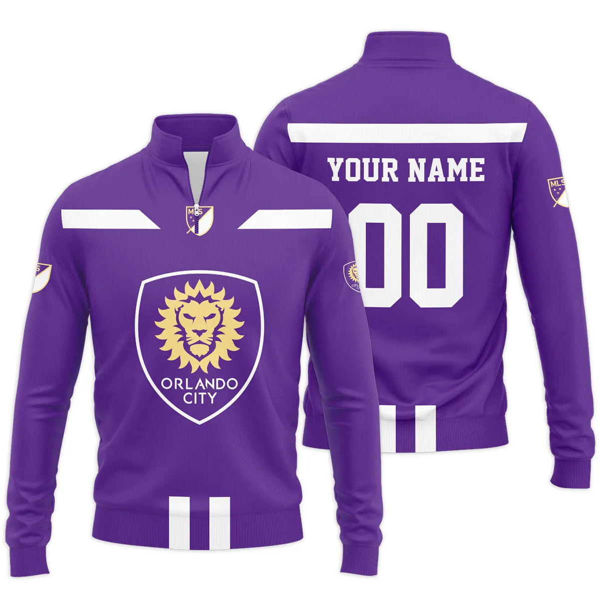 Orlando City MLS Quarter Zip Jacket LQZ1032