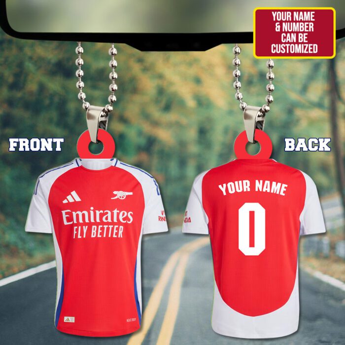 Personalized Arsenal Custom Shape 2-sided Acrylic Car Ornament GOM1066