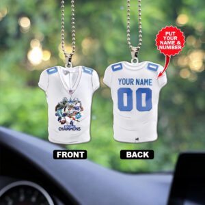 Personalized Dallas Cowboys Custom Shape 2-sided Acrylic Car Ornament GOM1407