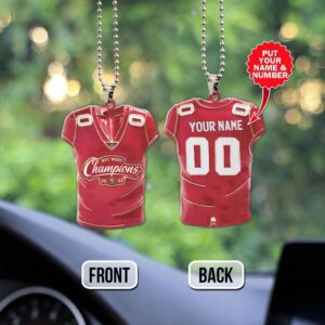 Personalized San Francisco 49ers Custom Shape 2-sided Acrylic Car Ornament GOM1412