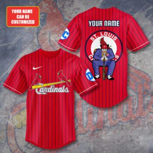 Personalized St. Louis Cardinals x DC Joker Baseball Jersey