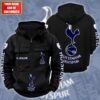 Personalized Tottenham Hotspur Quarter Zip Hoodie Retro Hoodie