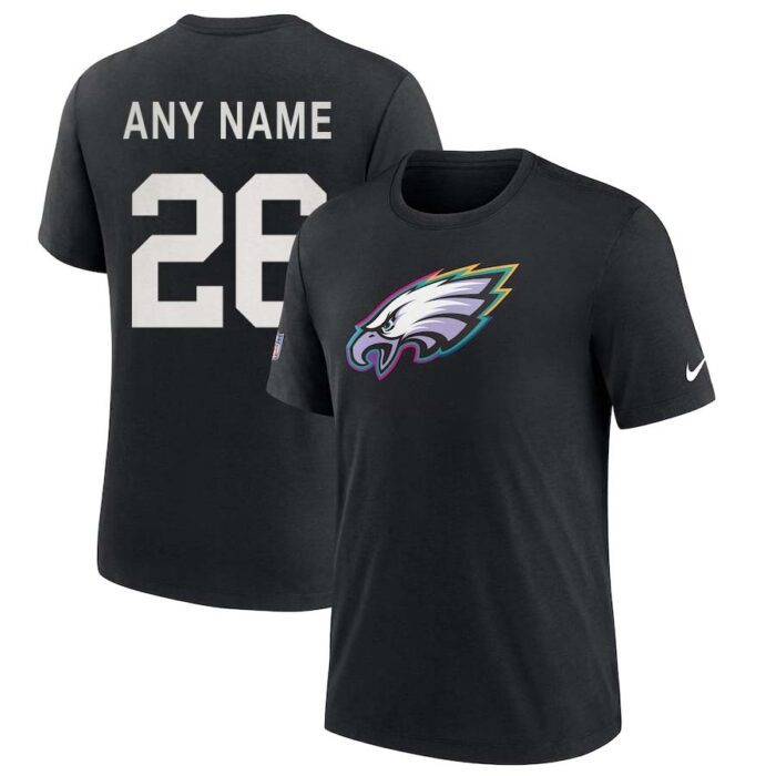 Philadelphia Eagles Personalized NFL Crucial Catch Intercept Cancer 2024 Performance Unisex Shirt