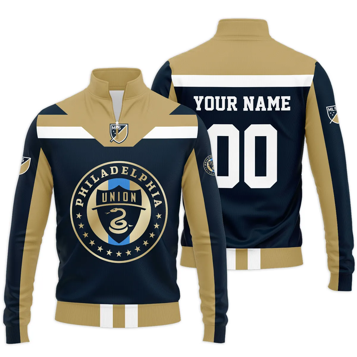 Philadelphia Union MLS Quarter Zip Jacket LQZ1026