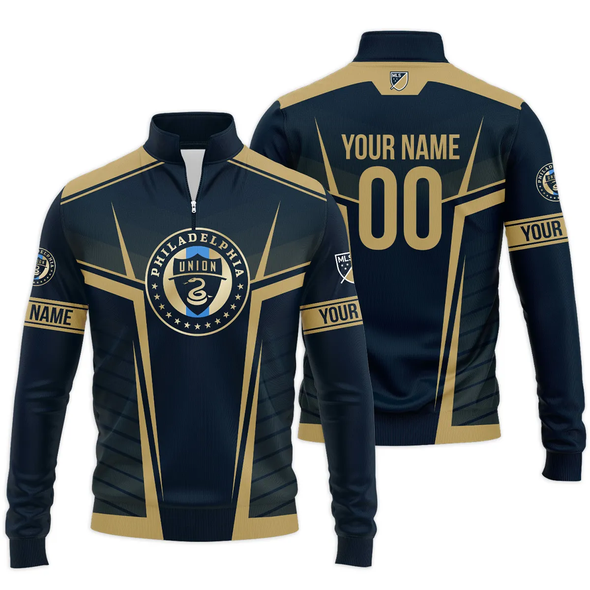 Philadelphia Union MLS Quarter Zip Jacket LQZ1065