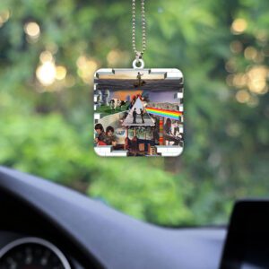 Pink Floyd Custom Shape 2-sided Acrylic Car Ornament GOM1327