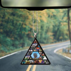 Pink Floyd Custom Shape 2-sided Acrylic Car Ornament GOM1392