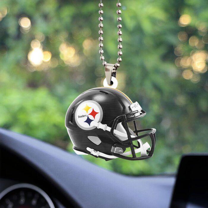 Pittsburgh Steelers Custom Shape 2-sided Acrylic Car Ornament GOM1337