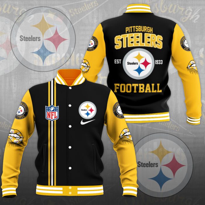 Pittsburgh Steelers Varsity Jacket Baseball Jacket GNC1013