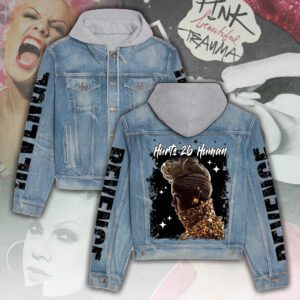 P!nk Women's Denim Hood Jacket GDN120