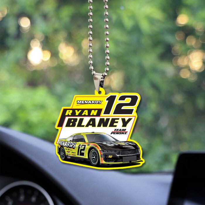 Ryan Blaney Custom Shape 2-sided Acrylic Car Ornament GOM1326