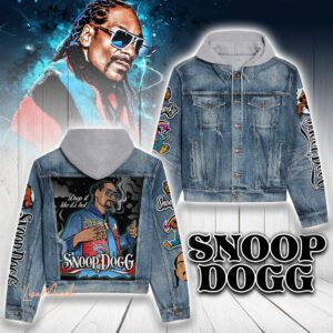 Snoop Dogg Hooded Denim Jacket LDN1133