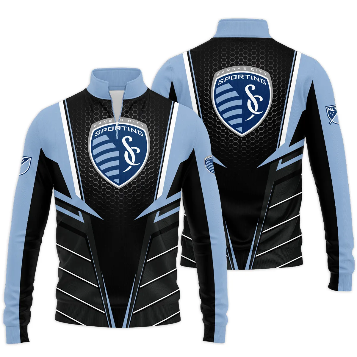 Sporting Kansas City MLS Quarter Zip Jacket LQZ1093