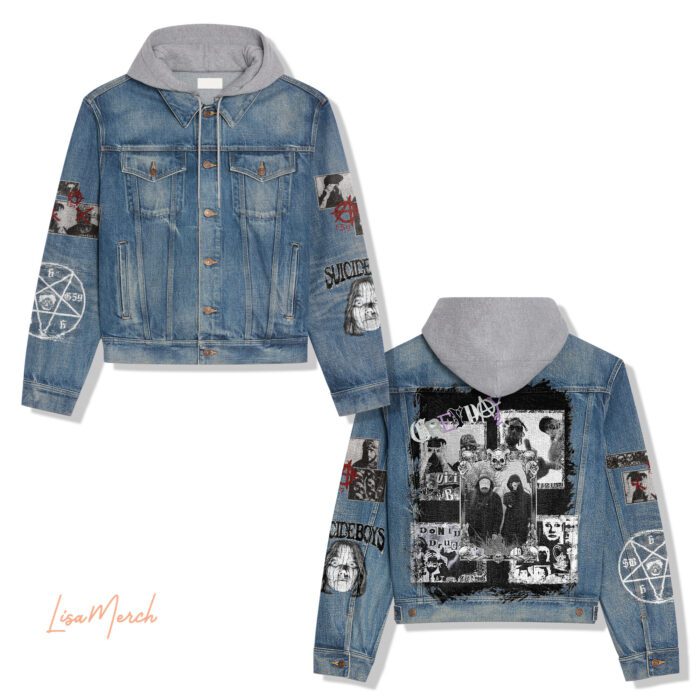 Suicideboys Hooded Denim Jacket LDN1125